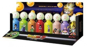 KFC Dragon Ball drinks bottles