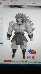 super saiyan 3 broly shf